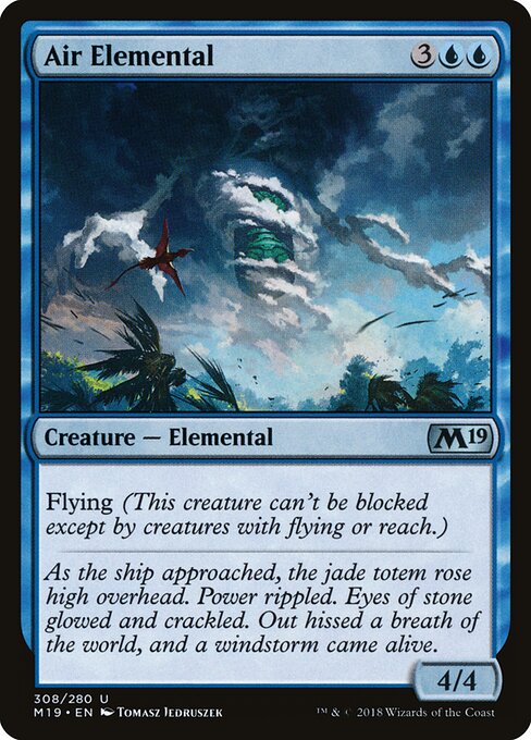 Core Set 2019 - 308 - Air Elemental - Uncommon