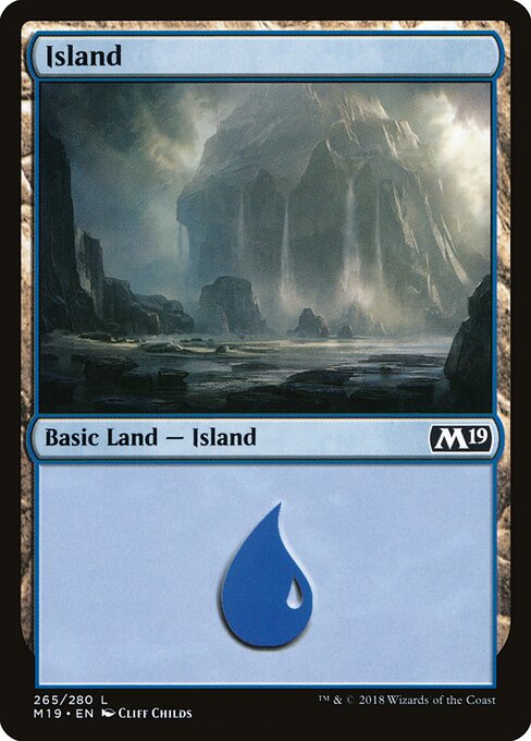 Core Set 2019 - 265 - Island - Common