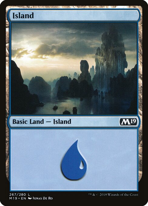 Core Set 2019 - 267 - Island - Common