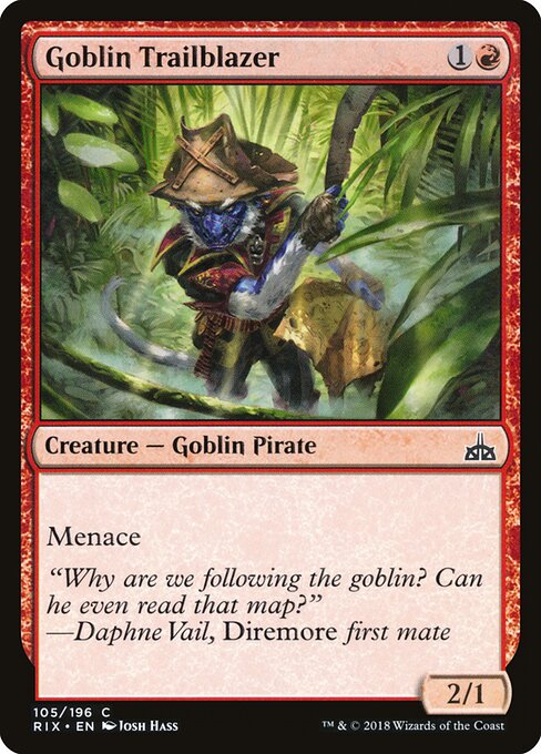 Rivals of Ixalan - 105 - Goblin Trailblazer - Common