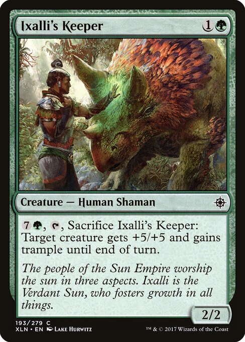 Ixalan - 193 - Ixalli's Keeper - Common