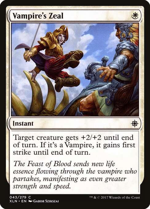 Ixalan - 43 - Vampire's Zeal - Common