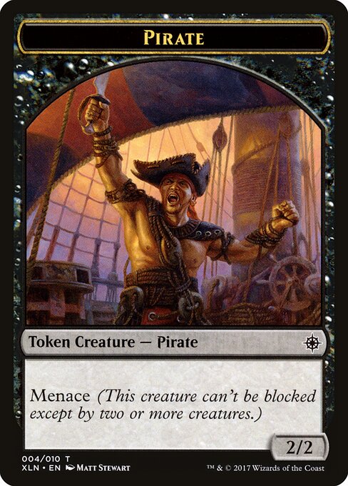 Ixalan Tokens - 4 - Pirate - Common