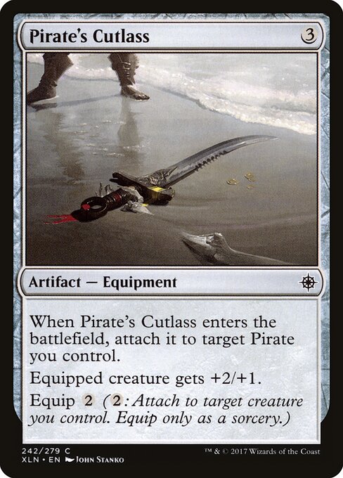 Ixalan - 242 - Pirate's Cutlass - Common