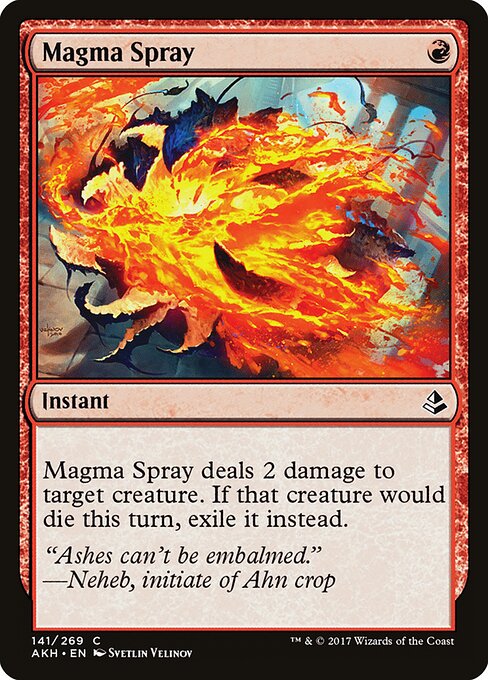Amonkhet - 141 - Magma Spray - Common