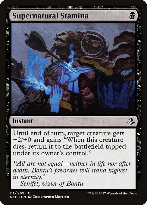 Amonkhet - 111 - Supernatural Stamina - Common