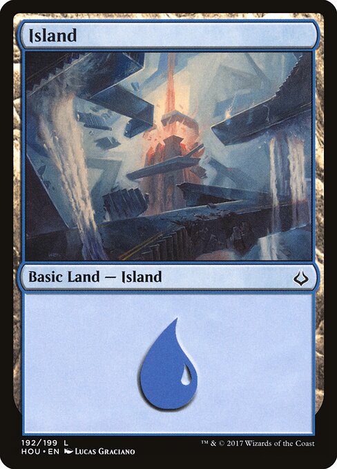 Hour of Devastation - 192 - Island - Common