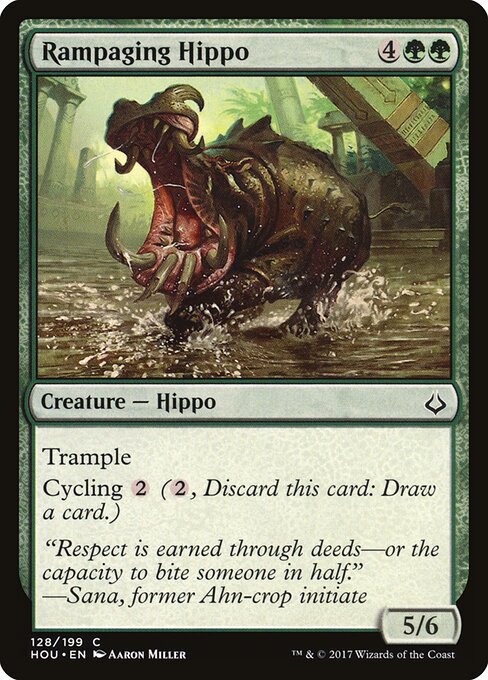 Hour of Devastation - 128 - Rampaging Hippo - Common