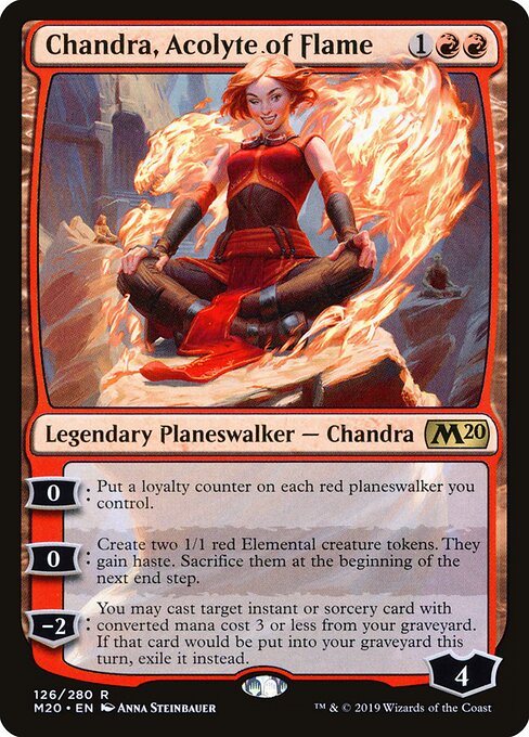 Core Set 2020 - 126 - Chandra, Acolyte of Flame - Rare