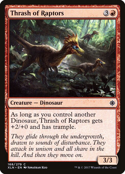Ixalan - 168 - Thrash of Raptors - Common