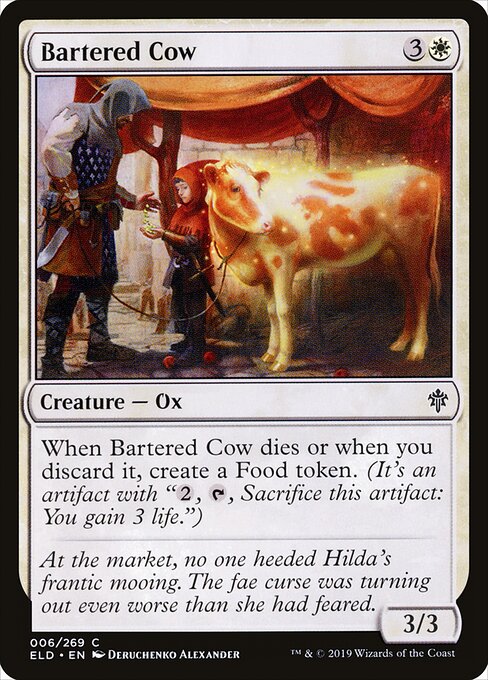 Throne of Eldraine - 6 - Bartered Cow - Common