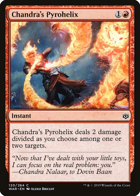 War of the Spark - 120 - Chandra's Pyrohelix - Common