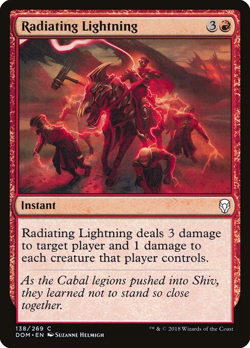 Dominaria - 138 - Radiating Lightning - Common