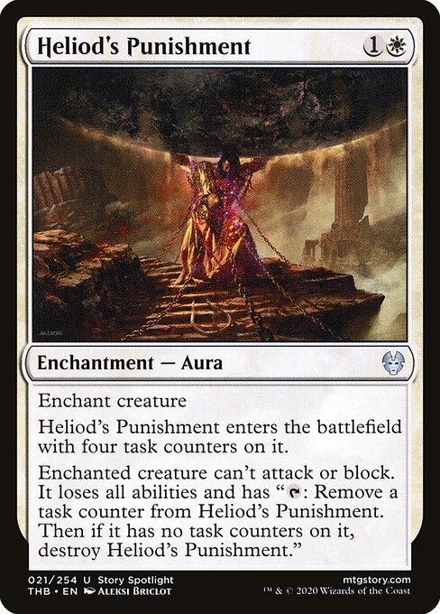 Theros Beyond Death - 21 - Heliod's Punishment - Uncommon