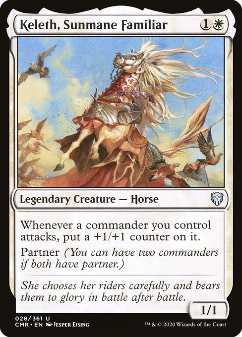 Commander Legends - 28 - Keleth, Sunmane Familiar - Uncommon