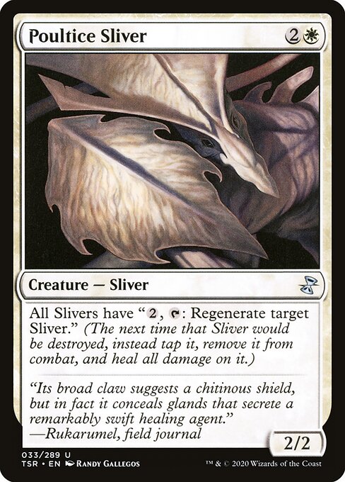 Time Spiral Remastered - 33 - Poultice Sliver - Uncommon