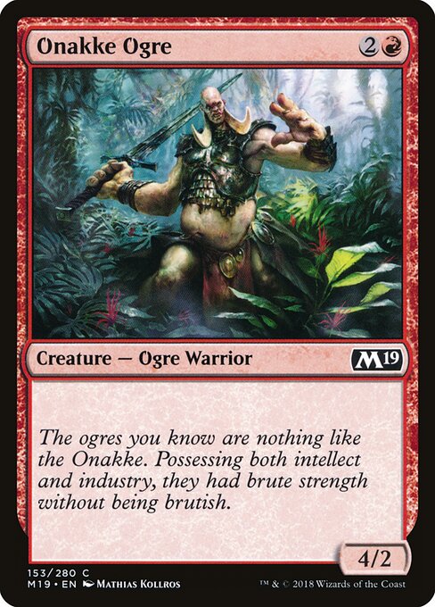 Core Set 2019 - 153 - Onakke Ogre - Common