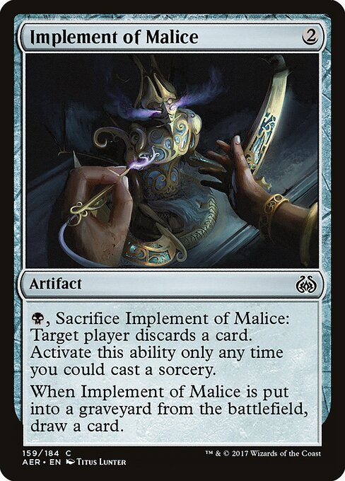 Aether Revolt - 159 - Implement of Malice - Common