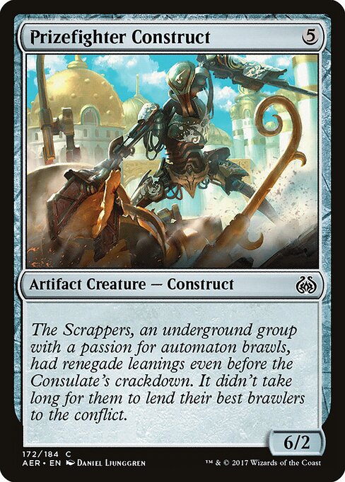 Aether Revolt - 172 - Prizefighter Construct - Common