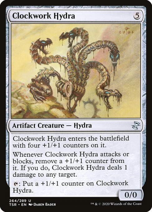 Time Spiral Remastered - 264 - Clockwork Hydra - Uncommon