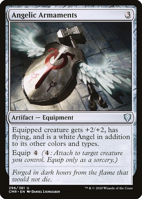Commander Legends - 296 - Angelic Armaments - Uncommon