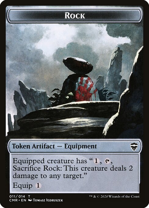 Commander Legends Tokens - 11 - Rock - Common