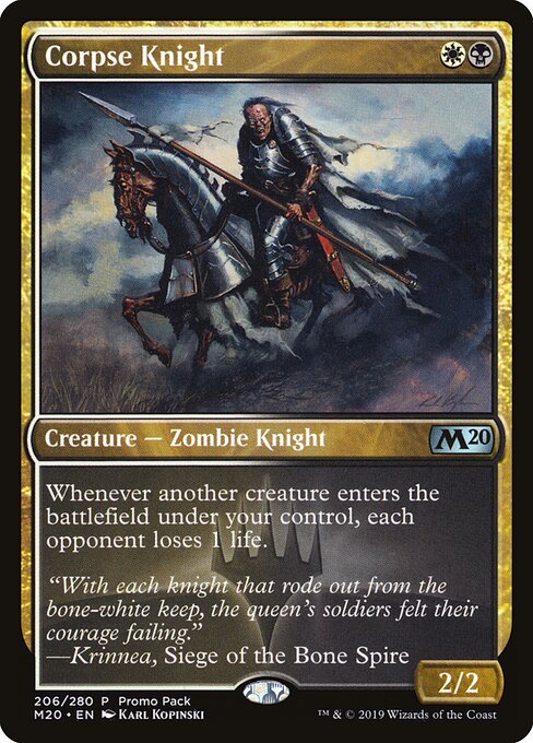 Core Set 2020 Promos - 206 - Corpse Knight - Uncommon
