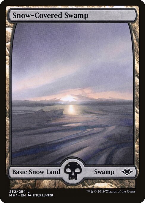 Modern Horizons - 252 - Snow-Covered Swamp - Common