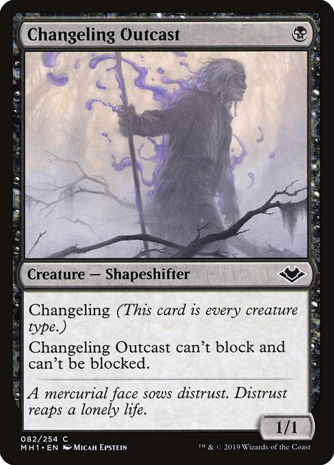 Modern Horizons - 82 - Changeling Outcast - Common