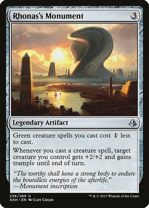 Amonkhet - 236 - Rhonas's Monument - Uncommon