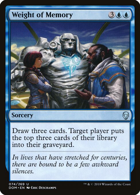 Dominaria - 74 - Weight of Memory - Uncommon
