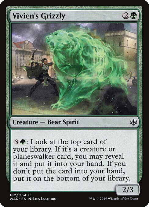 War of the Spark - 182 - Vivien's Grizzly - Common