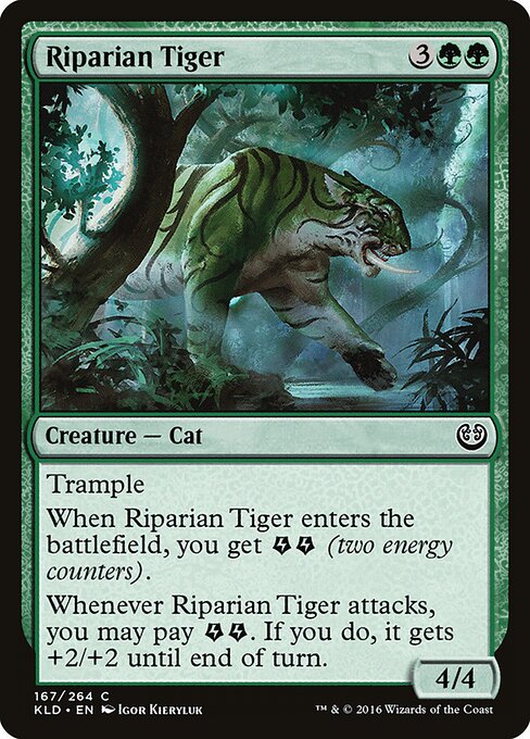 Kaladesh - 167 - Riparian Tiger - Common