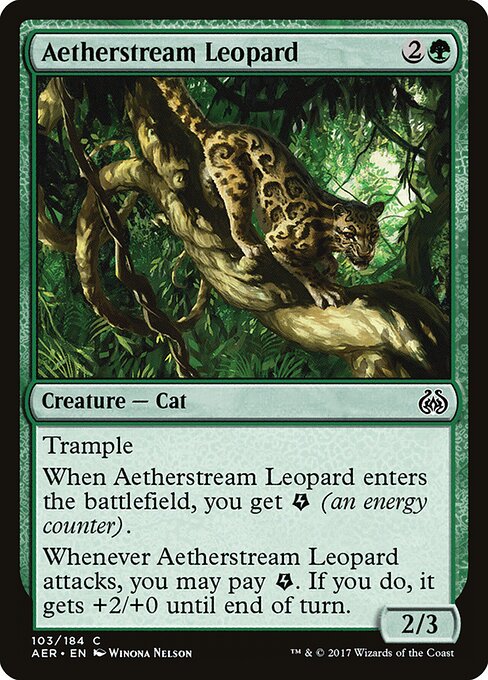 Aether Revolt - 103 - Aetherstream Leopard - Common