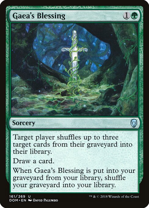 Dominaria - 161 - Gaea's Blessing - Uncommon
