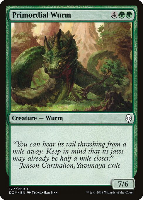 Dominaria - 177 - Primordial Wurm - Common