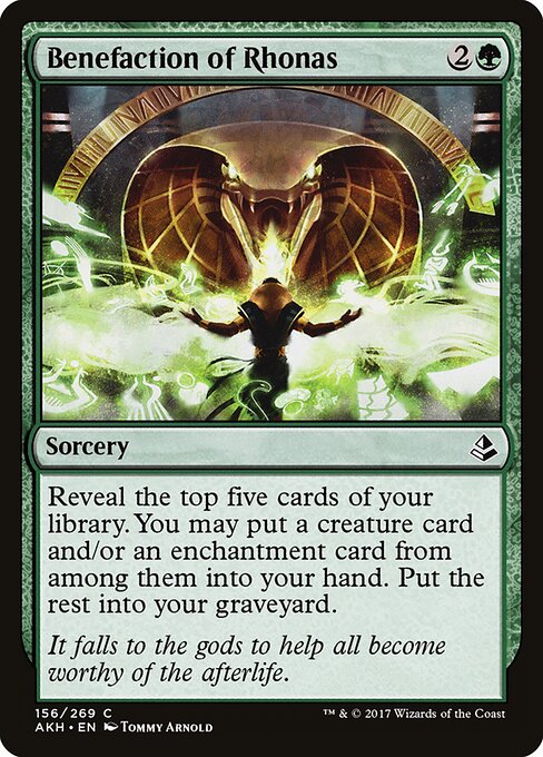 Amonkhet - 156 - Benefaction of Rhonas - Common