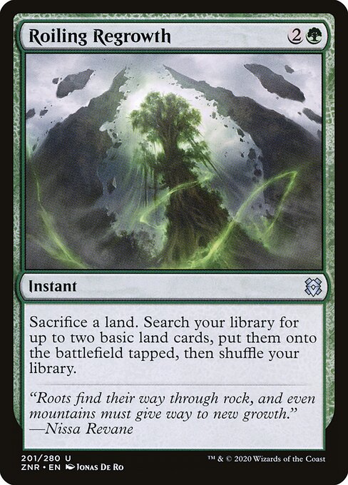Zendikar Rising - 201 - Roiling Regrowth - Uncommon