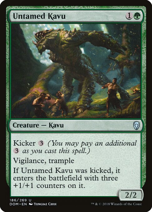 Dominaria - 186 - Untamed Kavu - Uncommon