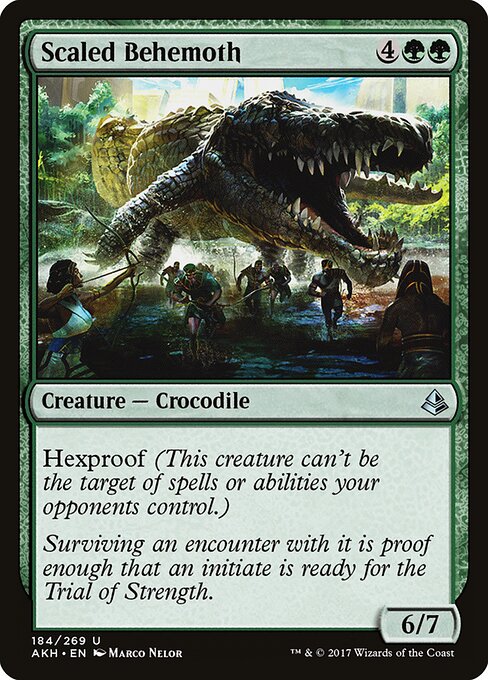 Amonkhet - 184 - Scaled Behemoth - Uncommon