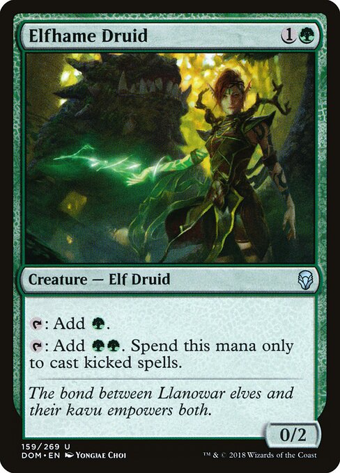 Dominaria - 159 - Elfhame Druid - Uncommon