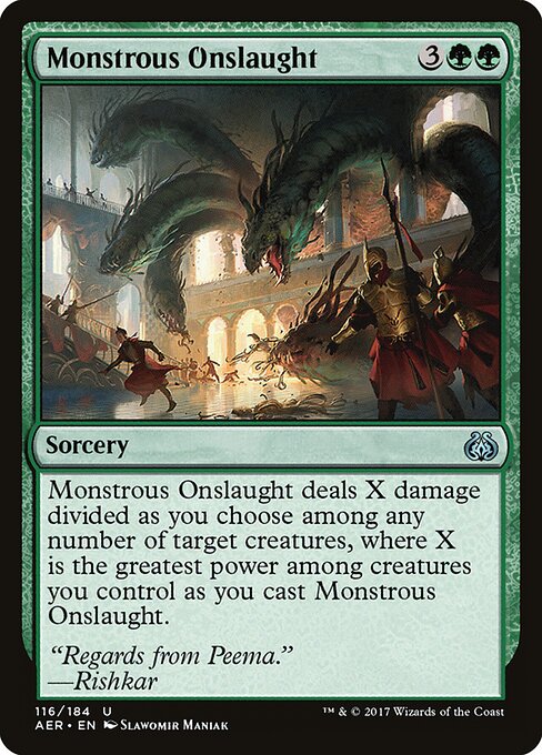 Aether Revolt - 116 - Monstrous Onslaught - Uncommon