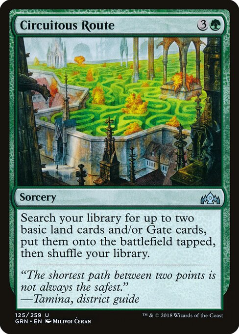 Guilds of Ravnica - 125 - Circuitous Route - Uncommon