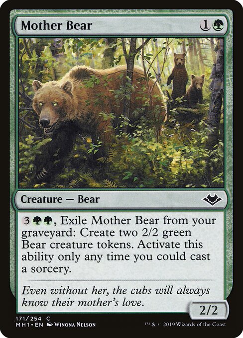 Modern Horizons - 171 - Mother Bear - Common
