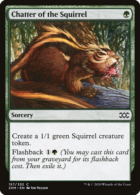 Double Masters - 157 - Chatter of the Squirrel - Common