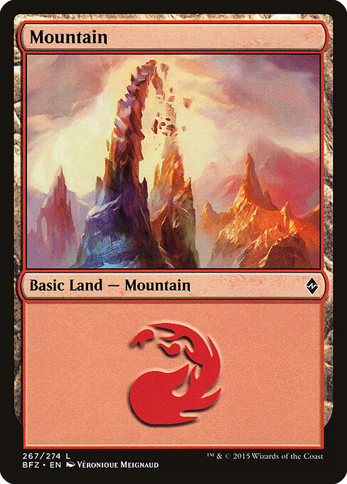 Battle for Zendikar - 267a - Mountain - Common