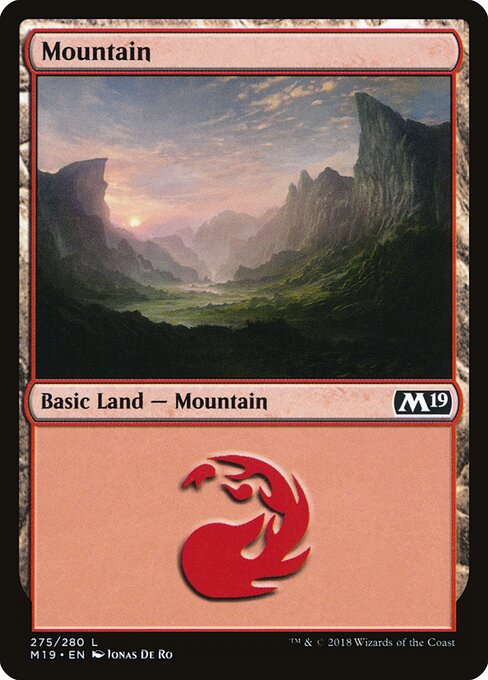 Core Set 2019 - 275 - Mountain - Common