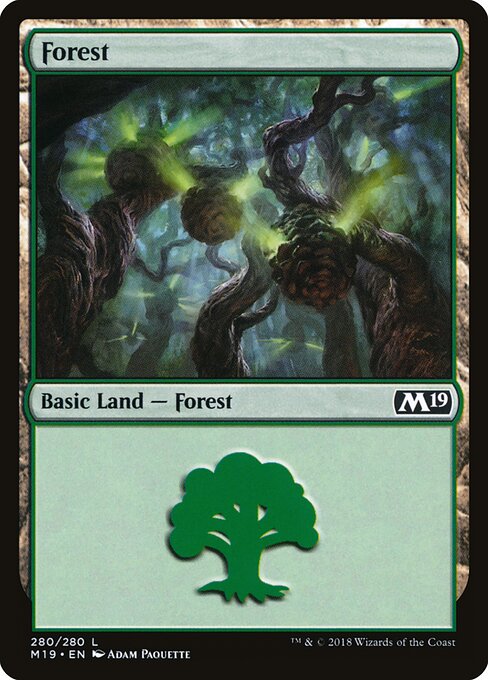 Core Set 2019 - 280 - Forest - Common