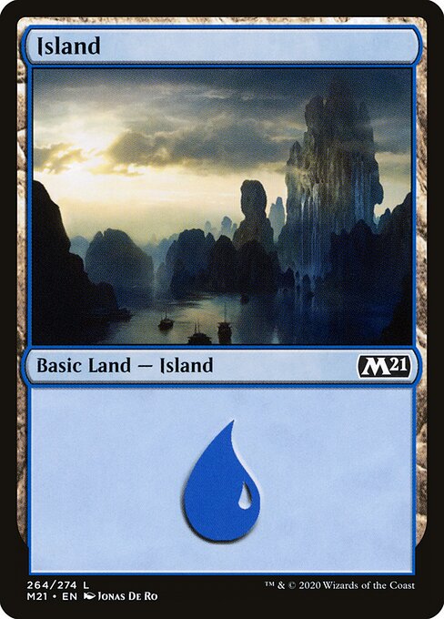 Core Set 2021 - 264 - Island - Common