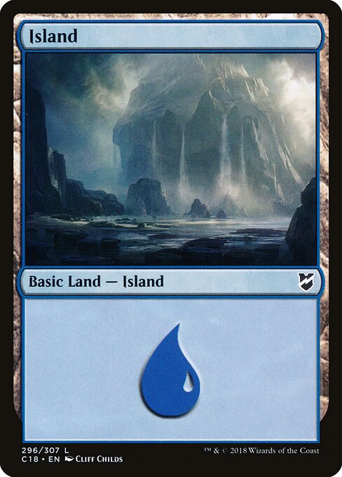 Commander 2018 - 296 - Island - Common